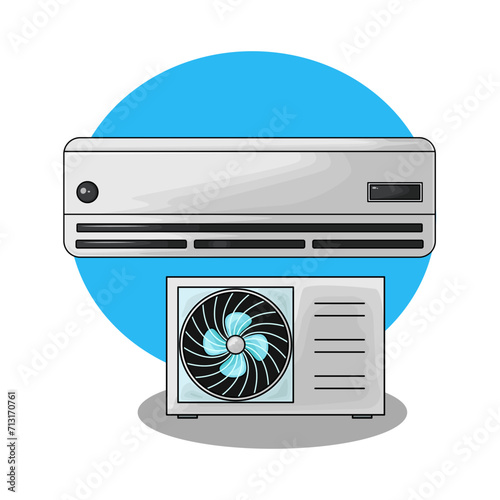 Illustration of air conditioner