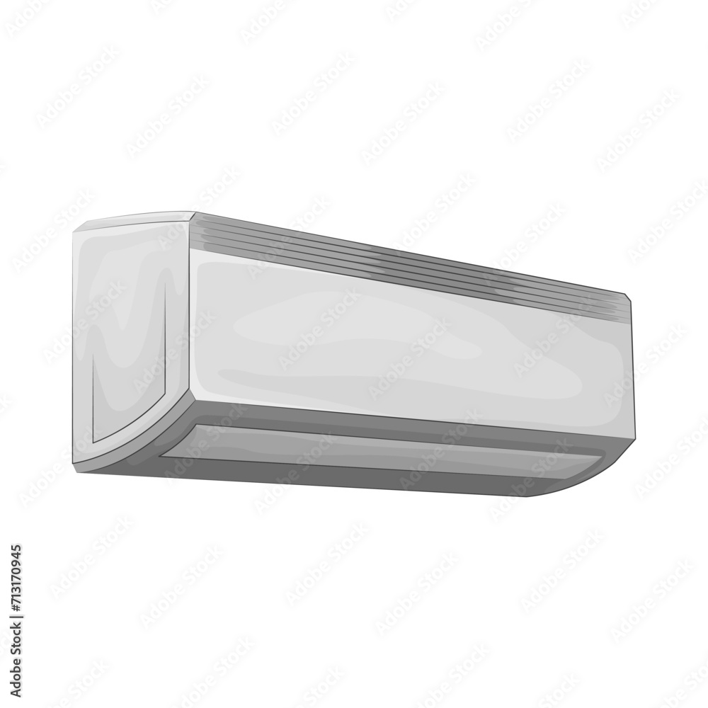 Illustration of air conditioner Illustration of air conditioner