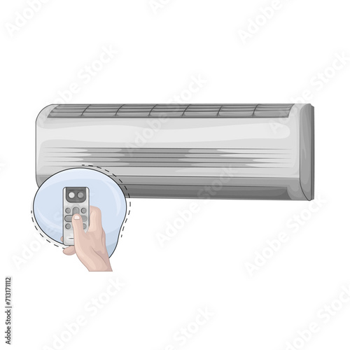 Illustration of air conditioner