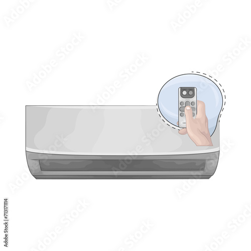Illustration of air conditioner