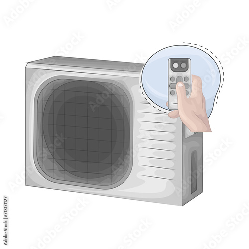 Illustration of air conditioner