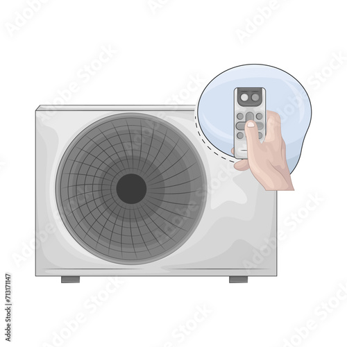 Illustration of air conditioner