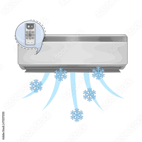 Illustration of air conditioner