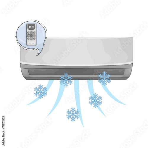 Illustration of air conditioner