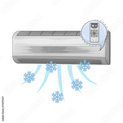 Illustration of air conditioner