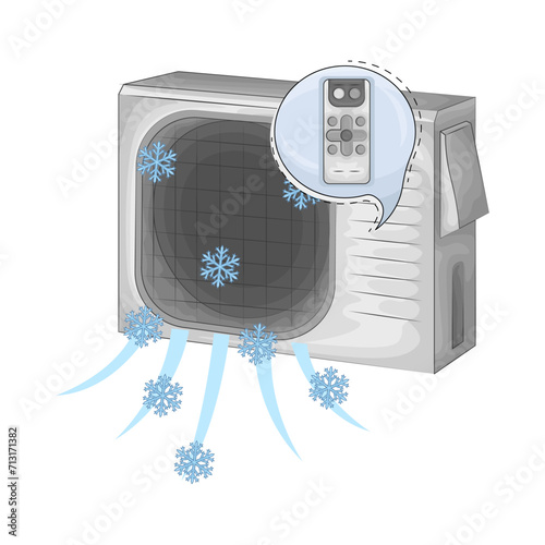Illustration of air conditioner