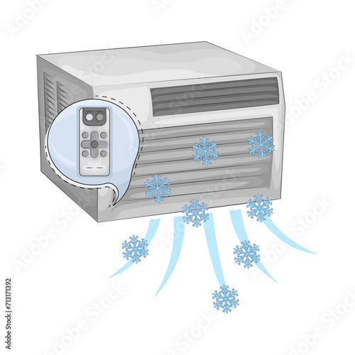 Illustration of air conditioner