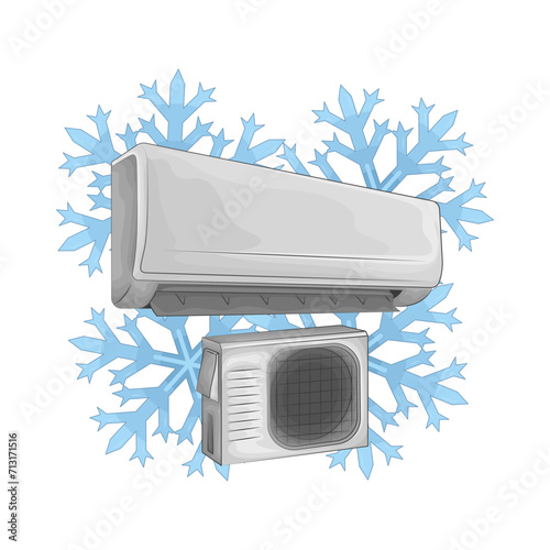 Illustration of air conditioner