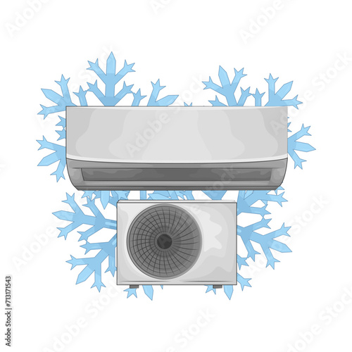 Illustration of air conditioner
