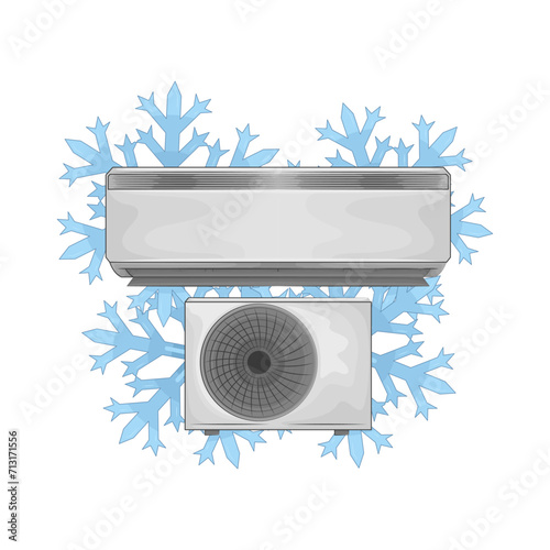 Illustration of air conditioner