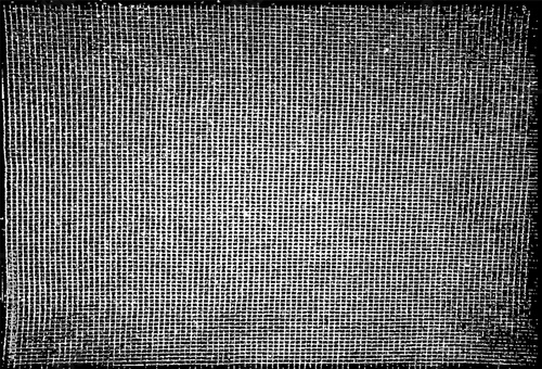 White fabric woven isolated on a black background. Horizontal close-up texture of natural woven cloth in white color. Monochrome grunge background.