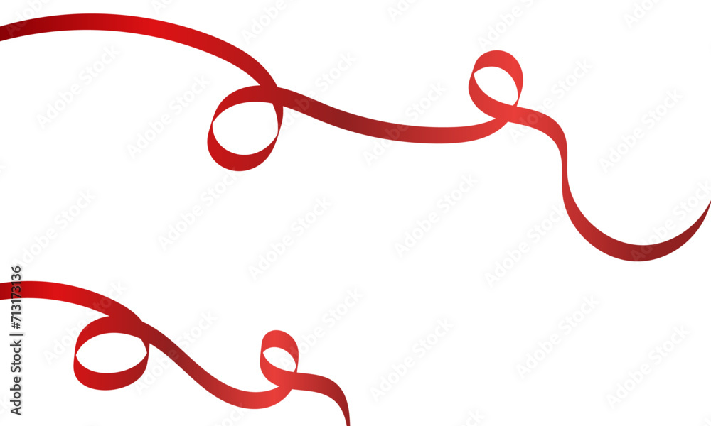 red ribbon decoration with transparent background red ribbon decoration with transparent background