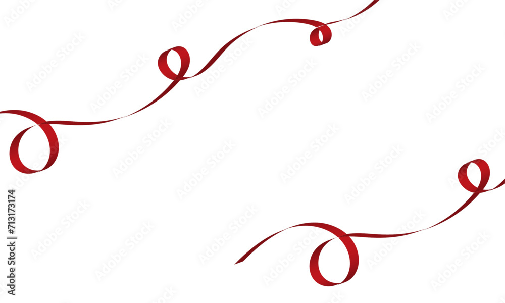 red ribbon decoration with transparent background red ribbon decoration with transparent background