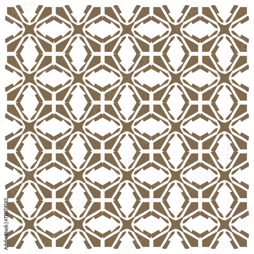 Seamless ornamental elegant geometric patterns. Textile ornament