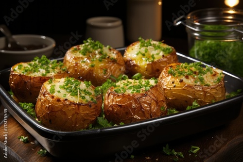 Enjoy the satisfying taste and goodness of freshly baked potatoes! 