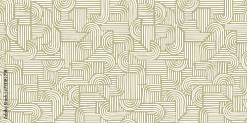 Hand drawn abstract seamless pattern, geometric background, simple style - great for textiles, banners, wallpapers, wrapping - vector design photo