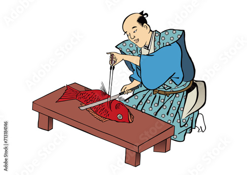 浮世絵　料理人　その5