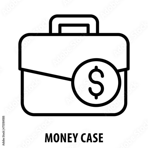 Money Case, icon, Money Case, Wallet, Cash Holder, Financial Case, Currency Pouch, Billfold, Money Holder, Coin Purse, Bankroll, Cash Wallet