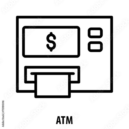 ATM, icon, ATM, Automated Teller Machine, Cash Machine, Cashpoint, Automated Banking, Money Dispenser, ATM Terminal, Bank Machine, Cash Withdrawal, Automated Cash
