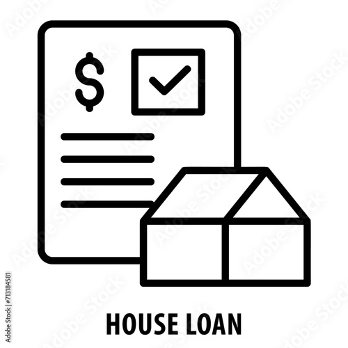House Loan, icon, House Loan, Home Financing, Property Credit, Real Estate Loan, Housing Financing, Mortgage, Residence Credit, Home Loaning, Dwelling Financing, Estate Loan