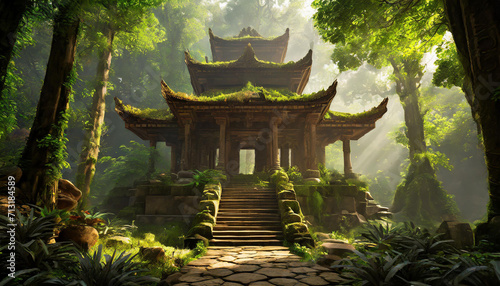 temple in the jungle