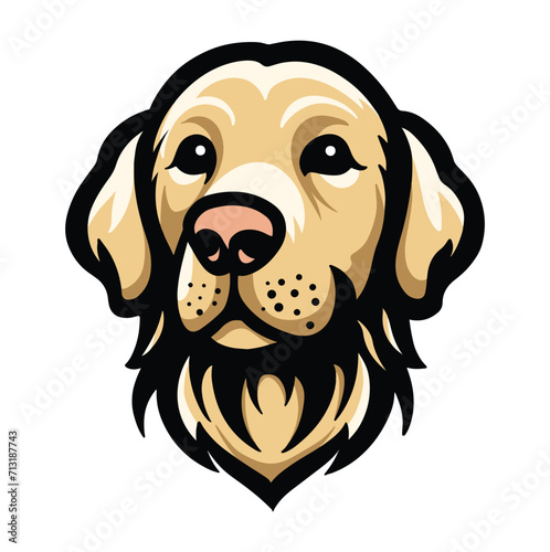 Dog Pet Head Illustration