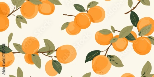 Apricot Uva Ursi pattern