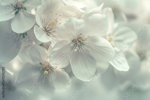 Petal Whispers, Close-Up of Tender Spring Blossoms © Venka