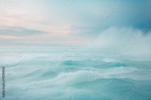 waves and clouds pastel color backgrounds © Magic Art