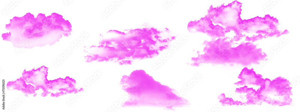 Set of realistic isolated cloud on the transparent background. Set of realistic isolated cloud on the transparent background.