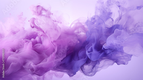 Lavender Swirls: The Dance of Purple Smoke