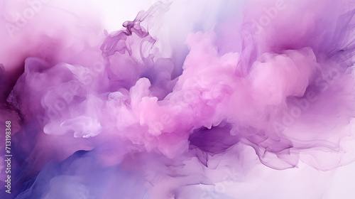 Pink Whispers: Soft Clouds of Colorful Mist