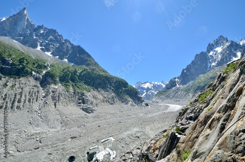 Mer de glace - Massif du Mont Blanc - Chamonix - France