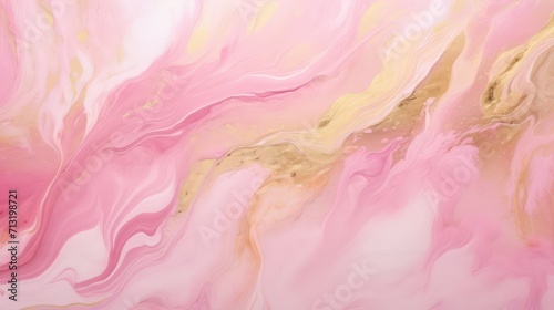 pink abstract watercolor painting