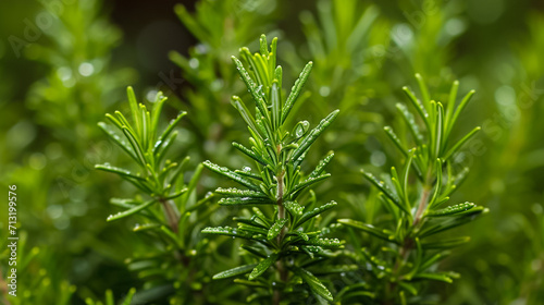 magazine photography  rosemary plant