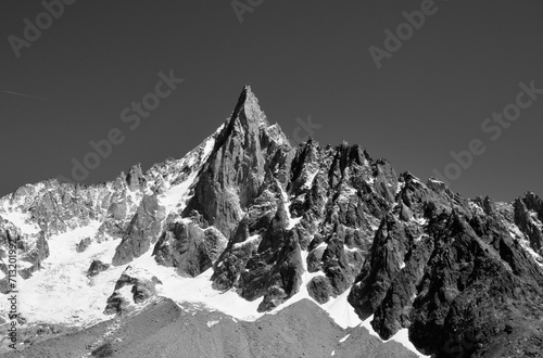 Pic montagneux , Alpes, Chamonix, France