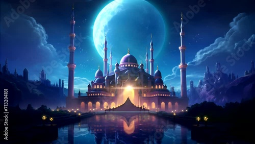 Ramadan background, 4k high quality video