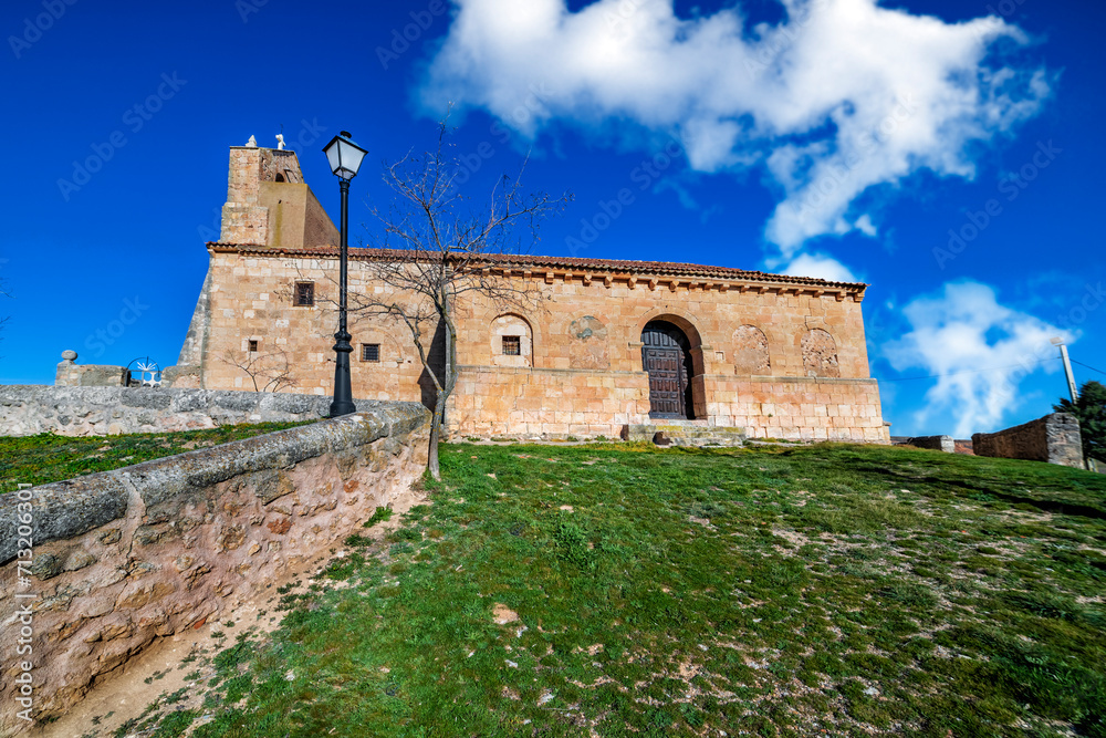 St. Cristobal church in Valdevarnes. Segovia. Spain. Europe.