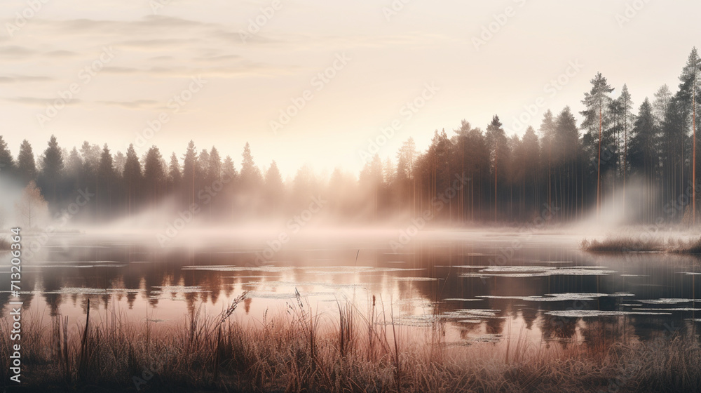 morning mist over the river morning mist over the river