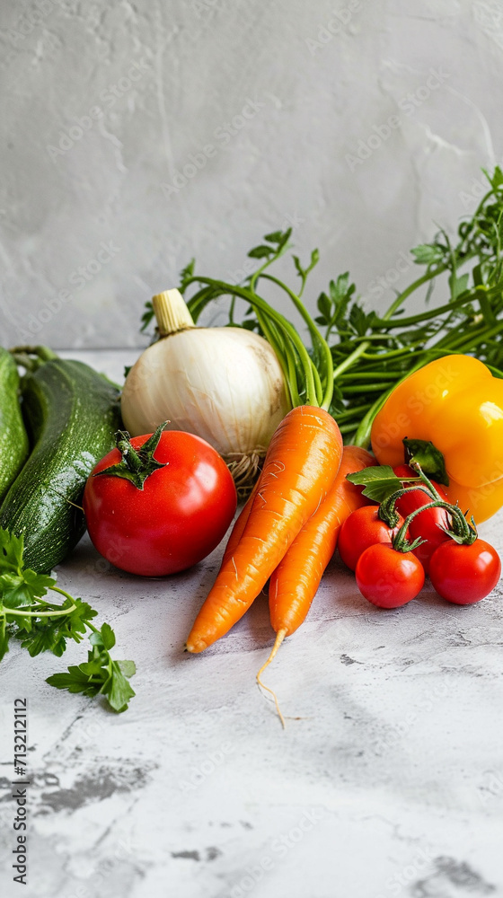 fresh vegetables on a wooden table fresh vegetables on a wooden table