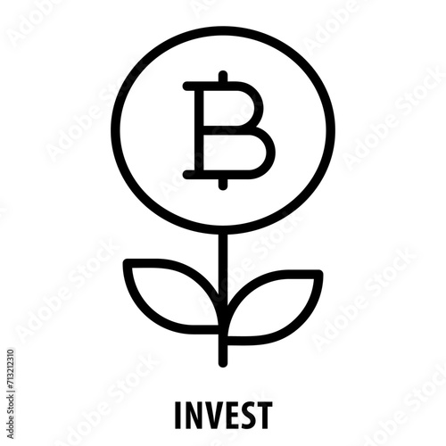 Invest, icon, Invest, Investment, Capitalize, Finance, Funding, Back, Fund, Stake, Support, Invest Icon