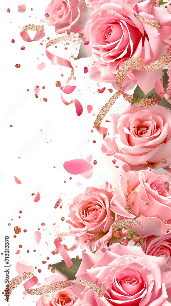 Fototapeta premium bouquet of roses