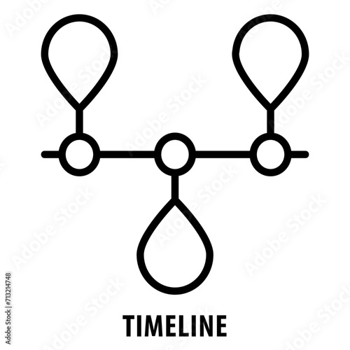 Timeline, icon, Timeline, Schedule, Plan, Agenda, Chronology, Timeframe, Timeline Icon, Time Sequence, Events Schedule, Time Line