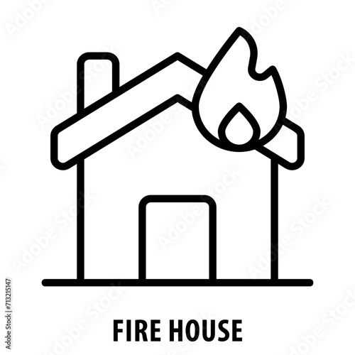 Fire house, icon, Fire House, Fire Station, Fire Department, Firehouse, Firehouse Icon, Emergency Response, Firefighters, Fire Brigade, Fire Facility