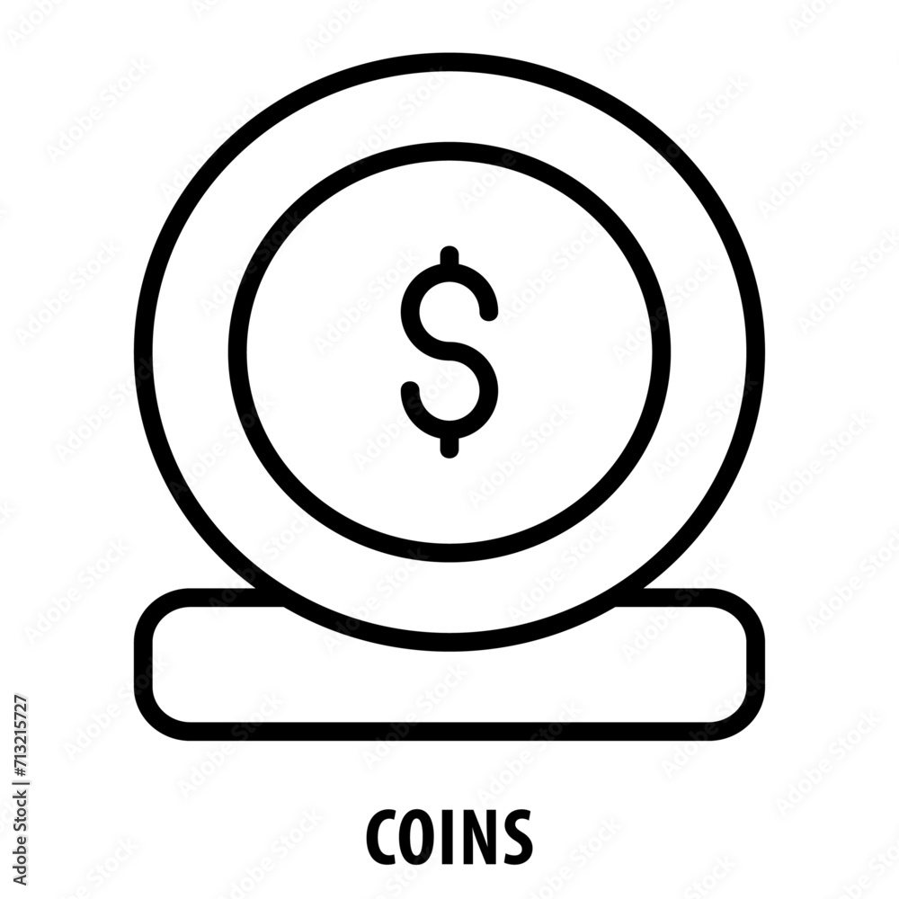 Coins, icon, Coins, Change, Currency, Money, Metal, Cash, Pennies, Nickels, Dimes, Quarters Coins, icon, Coins, Change, Currency, Money, Metal, Cash, Pennies, Nickels, Dimes, Quarters