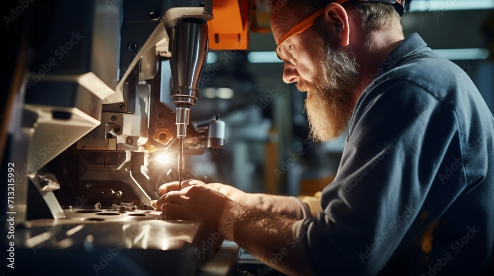 Locksmith Precision Work with Sparking Metal. Generative ai Locksmith Precision Work with Sparking Metal. Generative ai