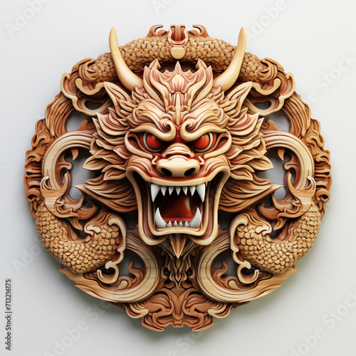 Traditional Chinese Dragon statue