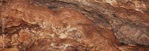 aerial view of the beautiful canyon, brown background