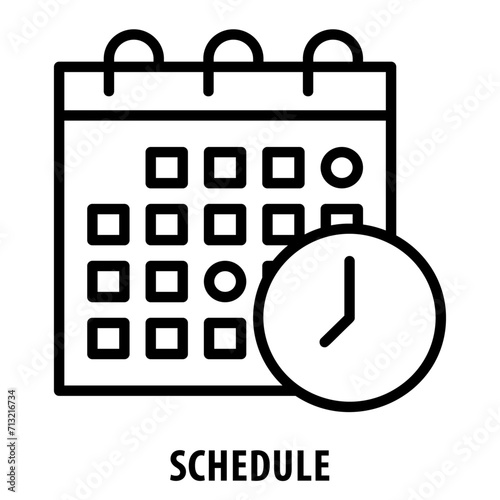 Schedule, icon, Schedule, Timetable, Agenda, Schedule Icon, Planner, Calendar, Plan, Scheduling, Appointment