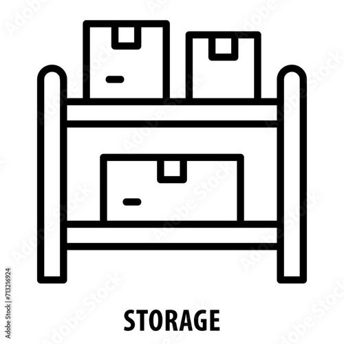 Storage, icon, Storage, Warehouse, Storage Icon, Stockpile, Storehouse, Storing, Depot, Supplies, Stockroom